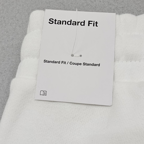 NWT Nike Air Jordan Fleece Joggers Mens Size 2XL White Orange Jumpman Drawstring - Picture 7 of 13